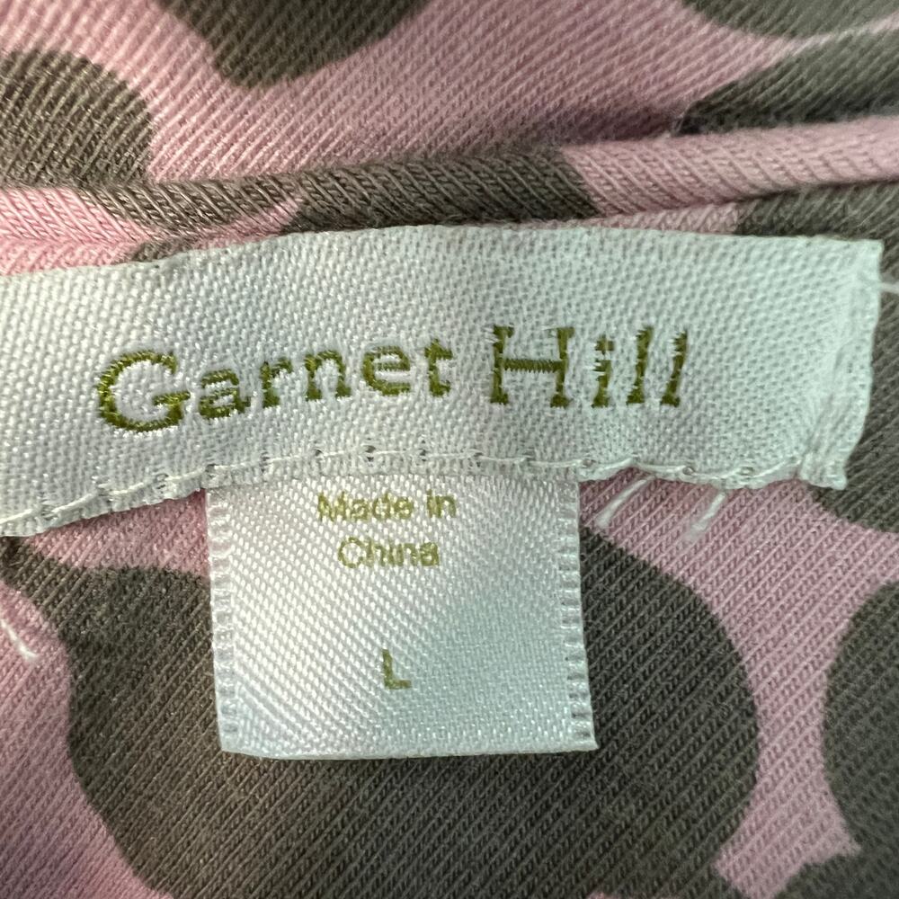 Garnet Hill Floral Babydoll Midi Dress Womens Large Stretch Fairy Cottagecore - Picture 3 of 15